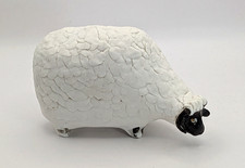 Rosemary Wren Studio Pottery Ceramic Ram / Sheep Figurine British / Sculpture