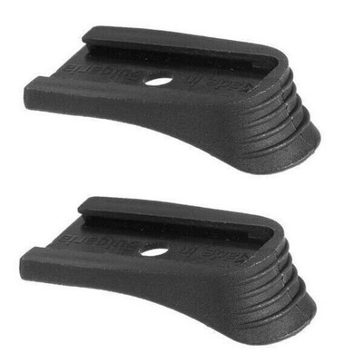 2-PACK Fits Kel-Tec PF9 Black Polymer Finger Rest Mag Bottom