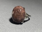 Natural Silicified Coral Fossil Flower Agate Ring/ Adjustable — photo 9