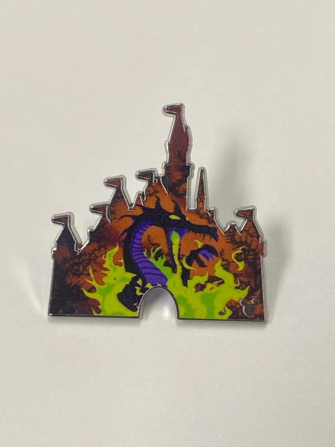 DLR Maleficent Dragon Castle Hidden Mickey 2025 Wave B Disney Pin