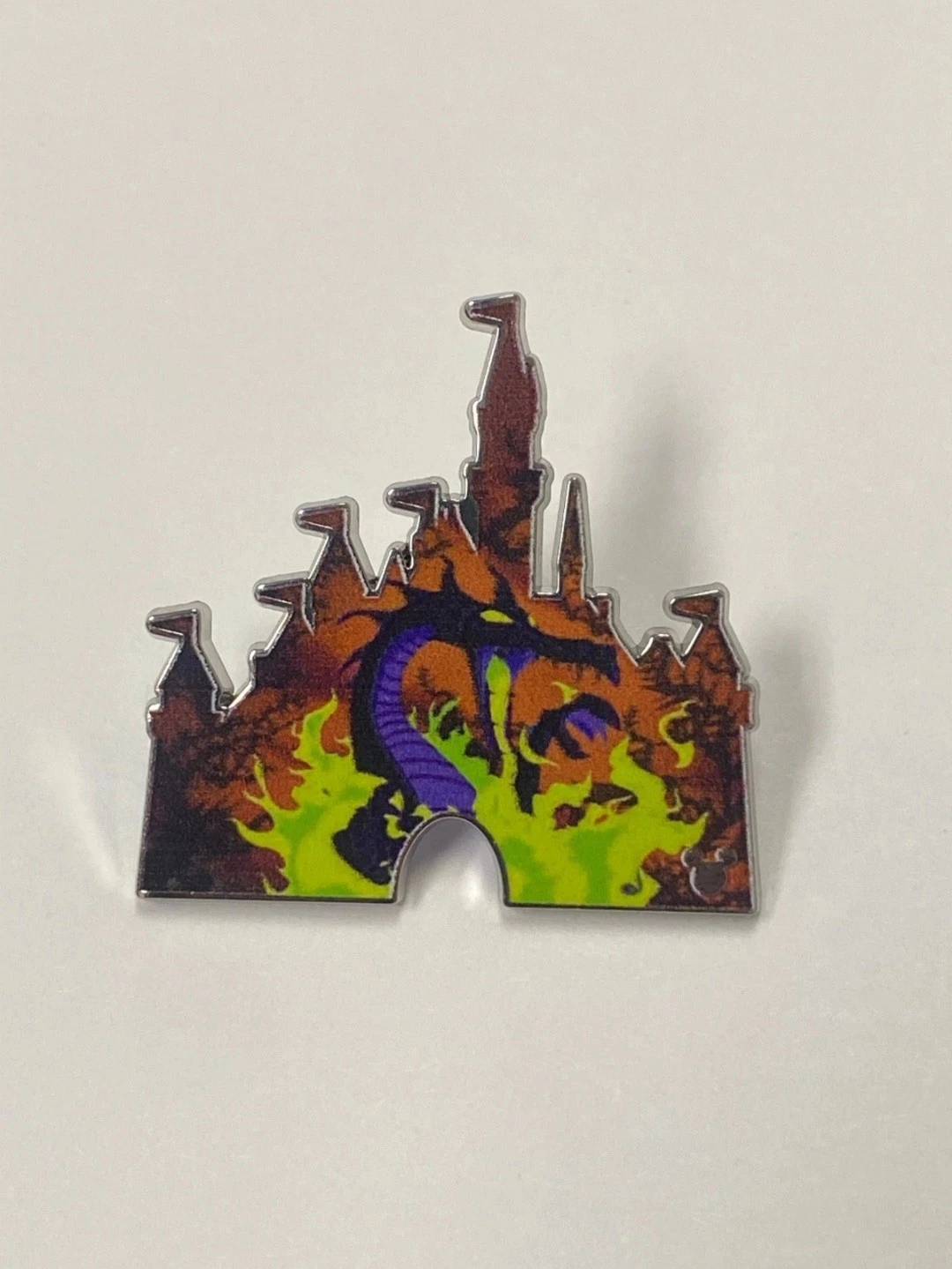 DLR Maleficent Dragon Castle Hidden Mickey 2025 Wave B Disney Pin