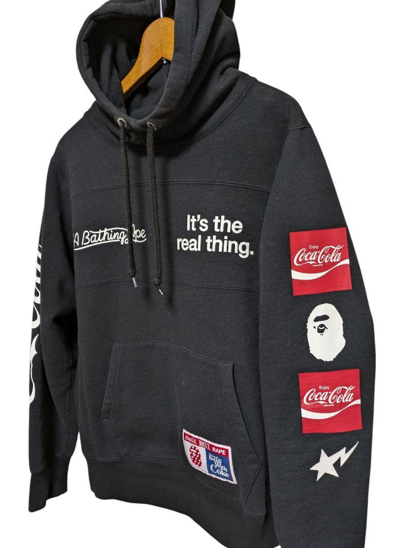 A Bathing Ape x Coca-Cola Black Hoodie Size S - Limited A Bathing Ape x Coca-Cola Black Hoodie Size S - Limited