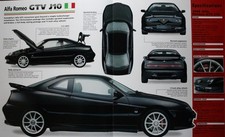 Alfa Romeo Picture Brochure Pamphlet Out of Print Vtg Detail Info Sheet