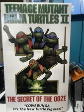 NECA TMNT Teenage Mutant Ninja Turtles II Secret of the Ooze 4 PACK VHS Set New