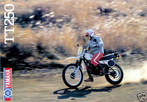 YAMAHA Brochure TT250 J 1982 Sales Catalog REPRO TT250J | eBay