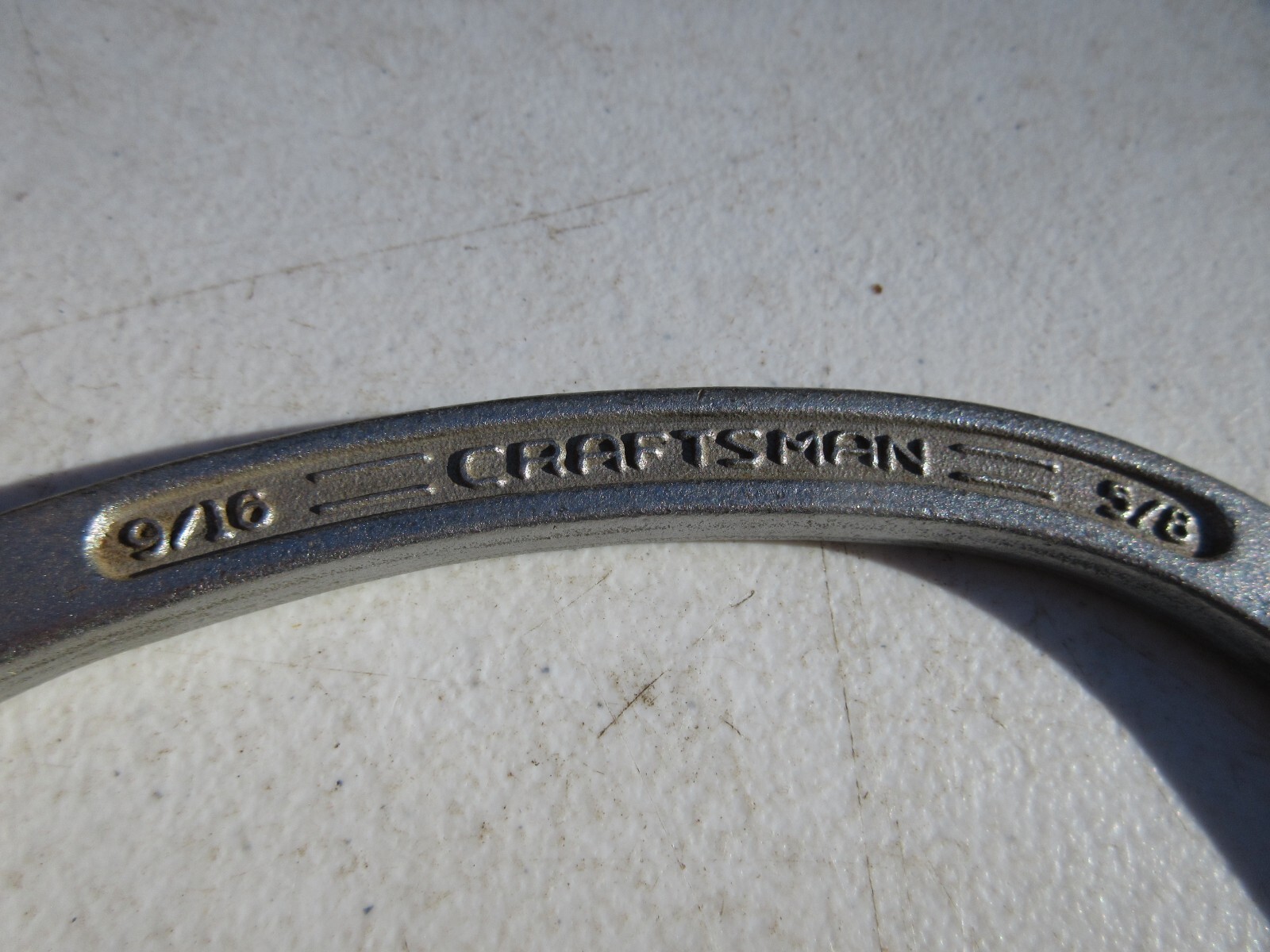 Craftsman USA 9/16" x 5/8" Starter Manifold Half Moon Wrench V Series