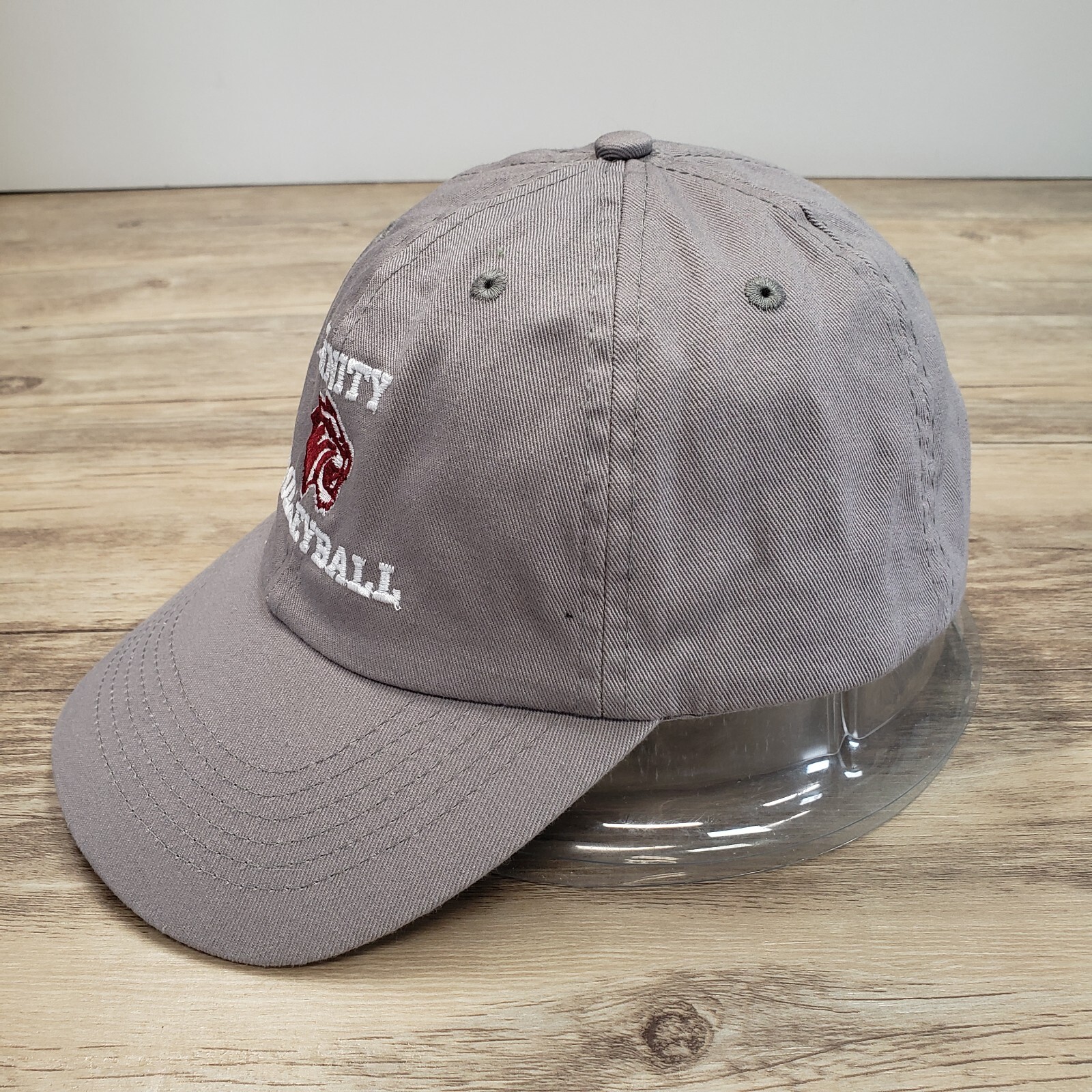 Trinity Tigers Volleyball Hat Cap Strap Back Gray… - image 5