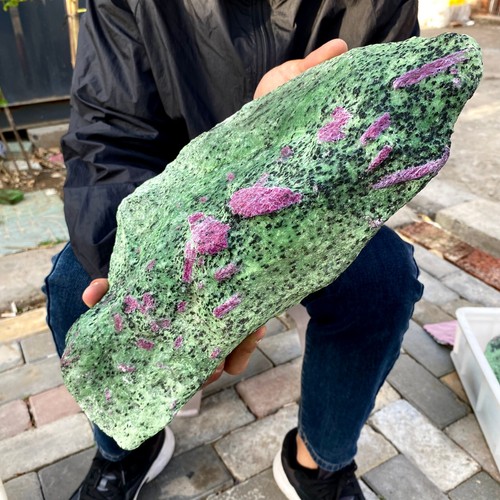 18.4LB Natural green Ruby zoisite (anylite) crystal Chakra Healing Energ - Picture 5 of 14