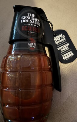 The Generals Hot Sauce DEAD RED 6oz NEW EX 2/15/2025