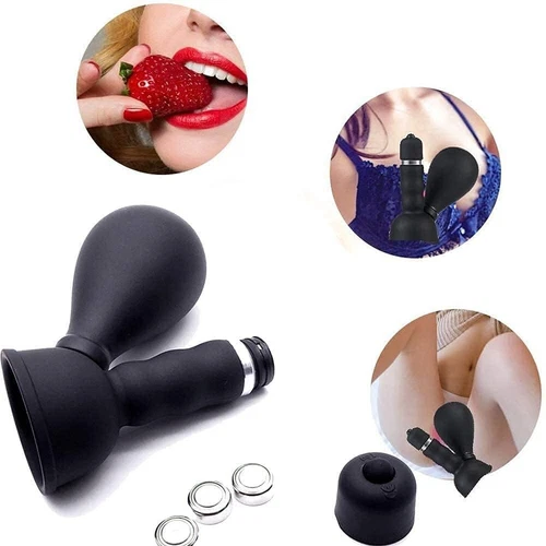 Vibrating Nipple-Sucker Suction Cup-Breast-Vibrator-Pump-Toys for Women Massager - Picture 5 of 14