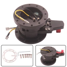 New Quick Release Ball Lock System Steering Wheel Hub Flip Up Tilt Without Lock