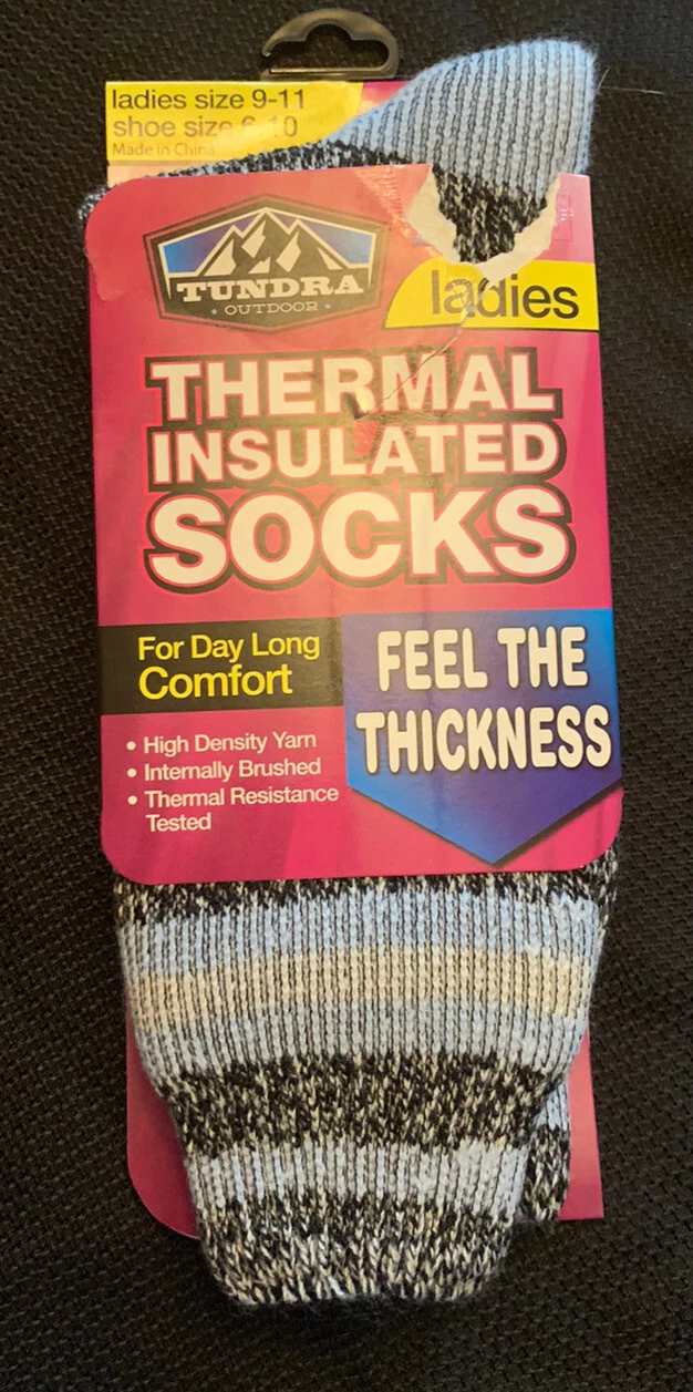 Ladies Thermal Insulated Socks Shoe Size 9-11