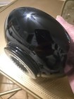Vintage Black Glass  Rose Bowl Indiana Glass Waterfall Edge 6.5" Estate #JJ88 — photo 6