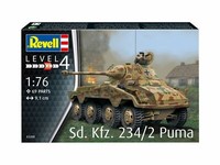 Sd.Kfz. 234/2 Puma Tank 1:76 Kunststoff Modell Kit Revell
