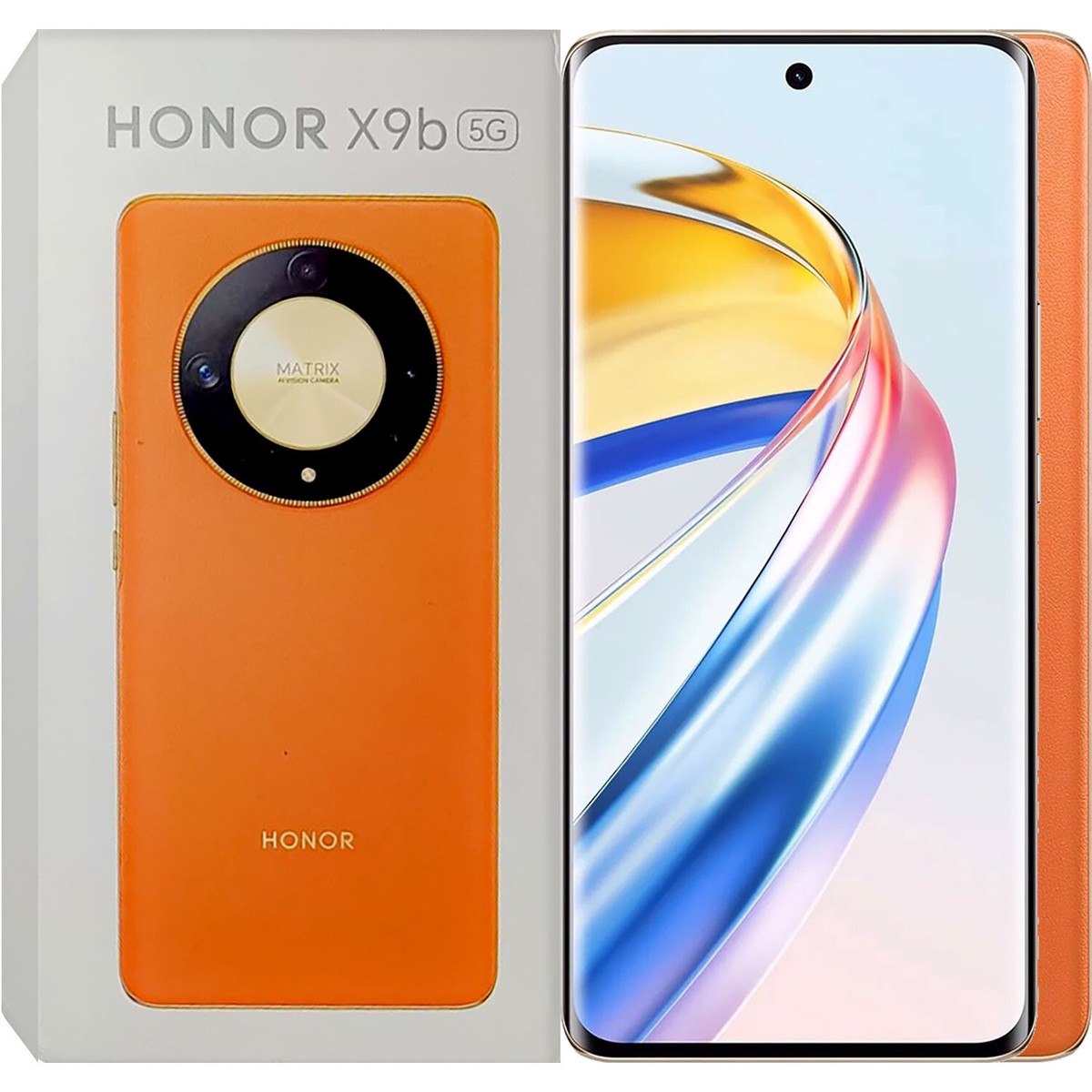 【即日発送】Honor X9b 5G オレンジ ヴィーガンレザー 256GB Honor X9B 5G Sunrise Orange 256GB + 12GB Dual-SIM Unlocked SIMFree