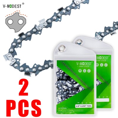 2PCS 20-INCH Chainsaw Chain 3/8''Pitch 050''Gauge 72DL For Stihl 3624-005-0072