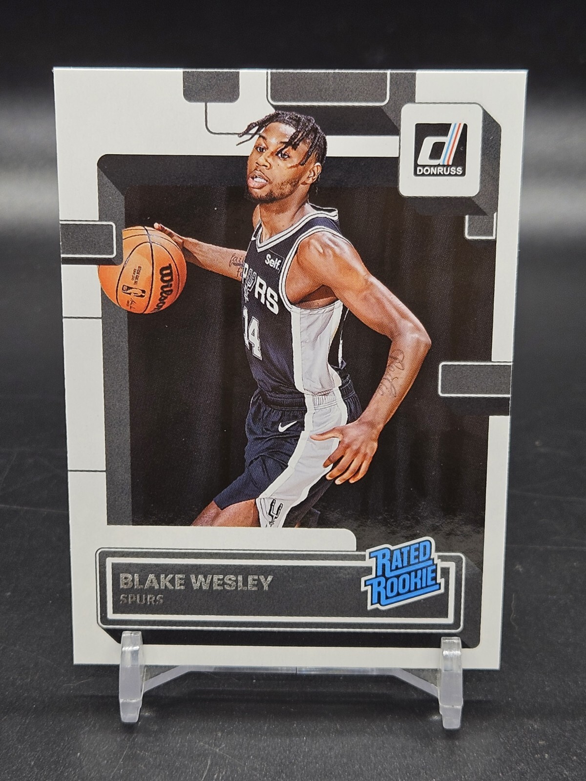 2022-23 Donruss Rated Rookie - Blake Wesley - 225 - San Antonio Spurs