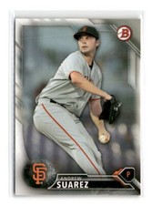 2016 Bowman - #BP45 - Andrew Suarez Prospects - San Francisco Giants