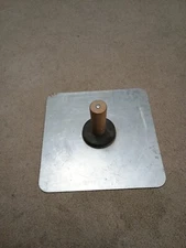 Aluminum Mud Mortar Plaster Board - 13" x 13" Masonry Unbranded Wood Handle