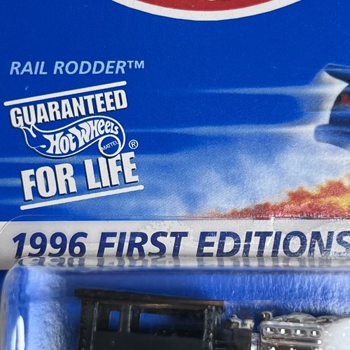 New In Package Hot Wheels Mattel 1996 First Editions Rail Rodder #370 5/12 Mint - Picture 4 of 11