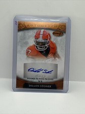 Dillon Stoner 2021 Sage Aspire Orange Foil Autograph  Las Vegas Raiders