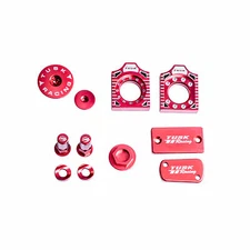 Tusk Billet Bling Kit Red - Fits: Suzuki RMZ250 2007-2021