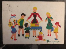 1946 Netherlands PostCard Cover Thank You USA Child For Liberation 2