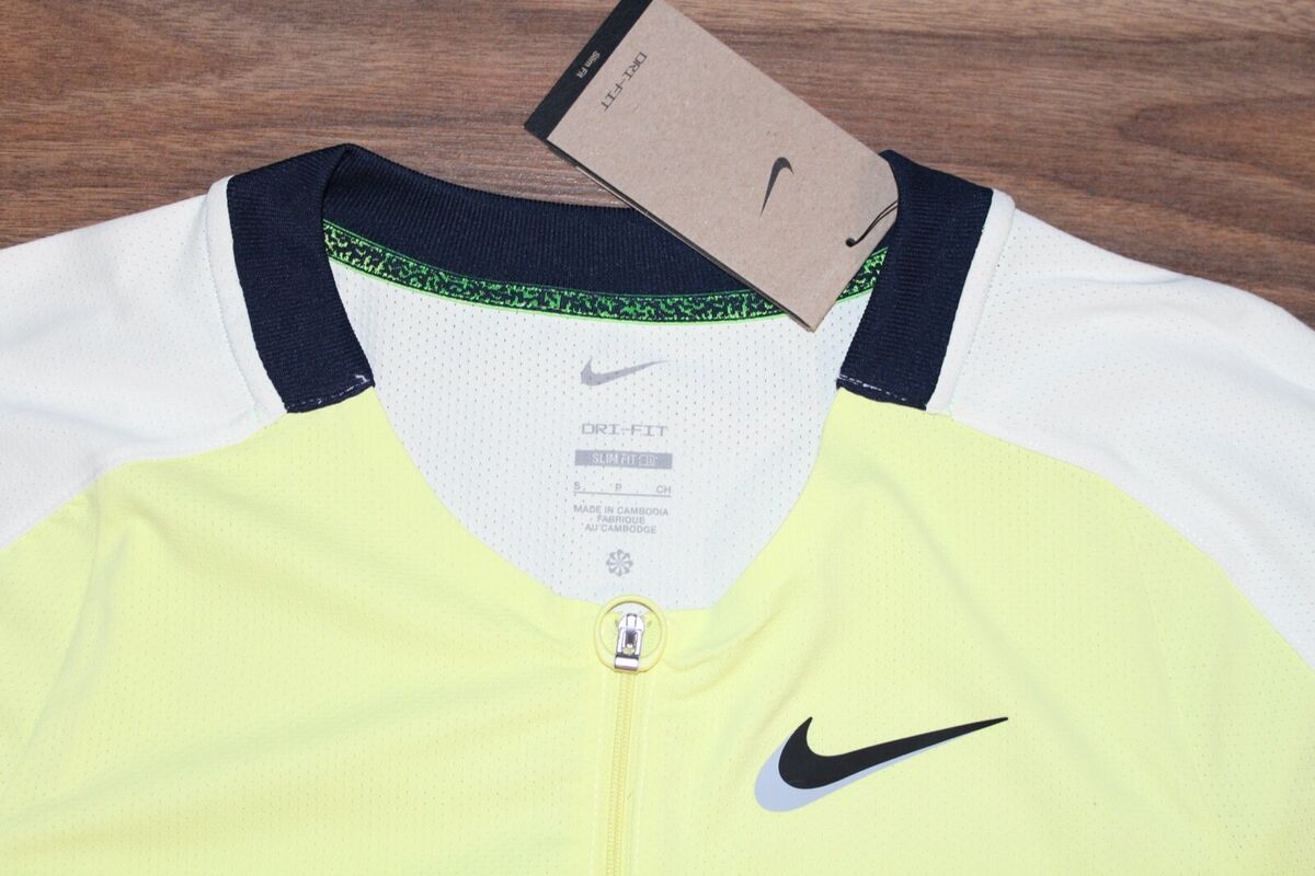 NWT Nike Court Tennis Slim Fit Court Slam 1/4 Zip Shirt Top NWT Nike Court Tennis Slim Fit Court Slam 1/4 Zip Shirt Top