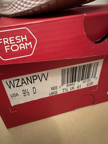 New Balance Purple Trainers Fresh Foam Zante Pursuit Uk 7.5 Good Condition - Picture 2 of 10