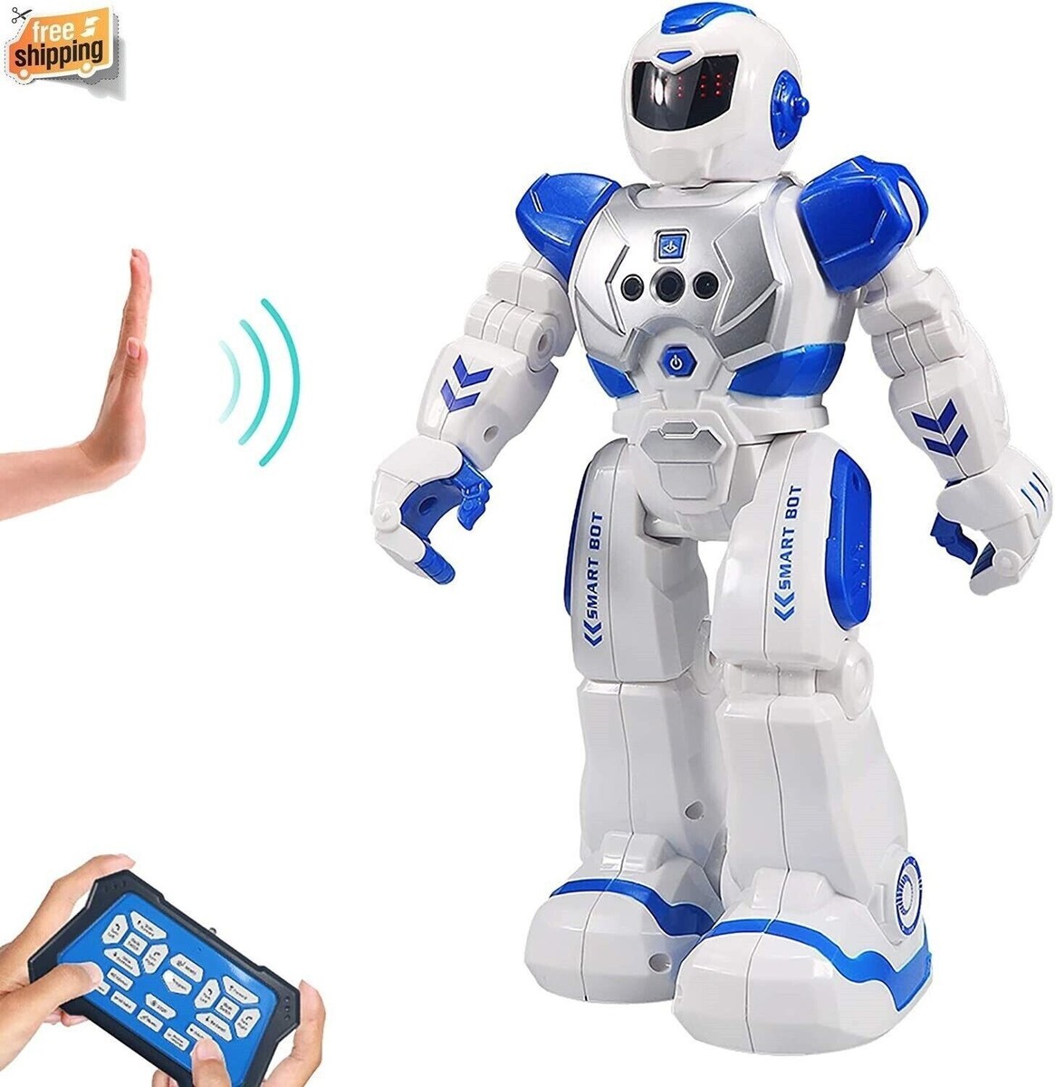 LA MEJOR Control Remot Robot Inteligente De Juguete Para Ninos Programable  USB