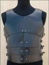 Medieval Genuine Leather Body Armor Warrior Veteran Cosplay Corset costume