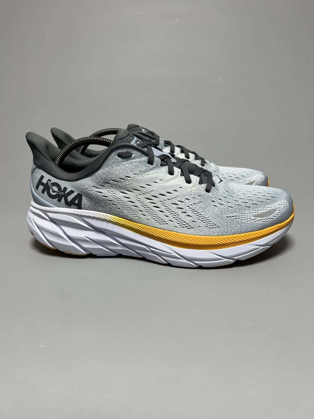 Scarpe da corsa uomo US 12D Hoka One One Clifton 8 palestra passeggio 1119393 BFPA