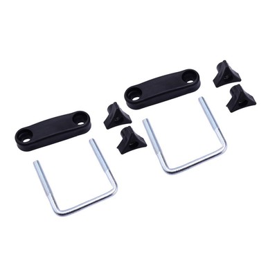 2x Universal Roof Box U-Bolt Clamps Car Van Mounting Fitting Kit A9