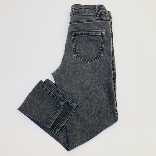 BCBGeneration Skinny Jeans Negro corto para mujer Talla 4 26x27 se  desvaneció oscuro | eBay