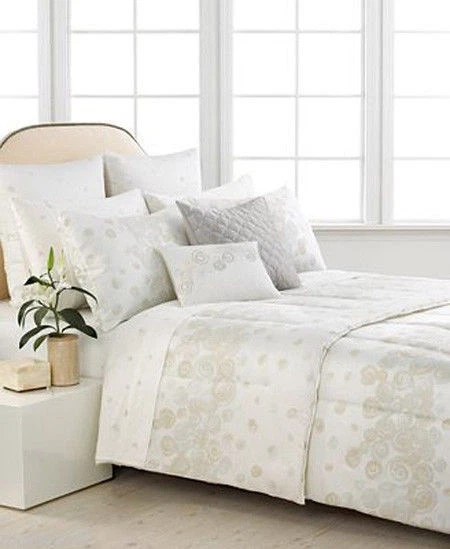 Taie d'oreiller 50x70 cm coton HUGO beige/corail | Leroy Merlin