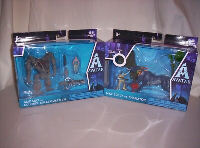 Set of 2 - 2021 Avatar Amp Suite & Col. Miles/ Jake Sully vs Thanator
