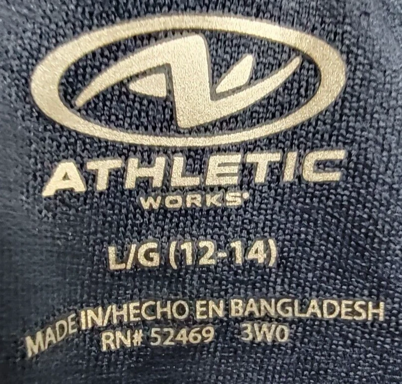 Pantalones cortos para mujer Athletic Works talla L grandes 12/14 azules Foto 2 de 4