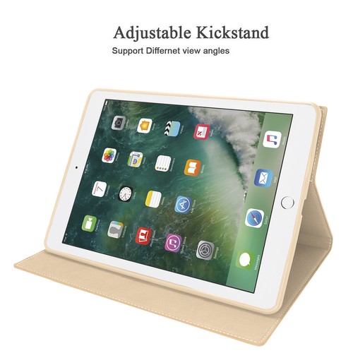 Smart Folio Premium custodia in pelle poliuretano supporto per schede per Apple iPad Pro 9,7 pollici - Foto 26 di 43