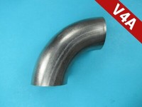Edelstahl Rohr Bogen SchweißBogen Ø 42,4 X 2 Mm 90° Din 2605 Matt R48 Rundrohr