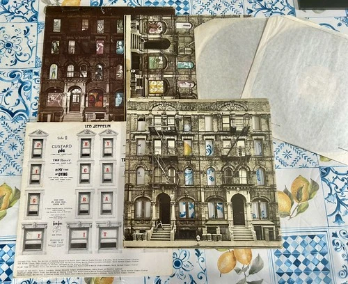 LED ZEPPELIN - Physical Graffiti Original Issue 1975 UK Vinyl LP With All Inners