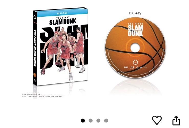 The First Slam Dunk blu-ray Shout GKIDS Genuine US w/ Slipcover