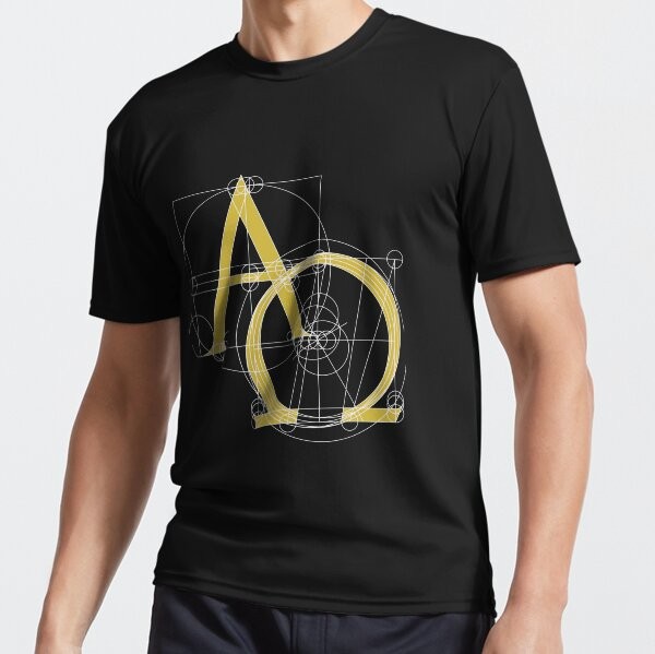 Christian Alpha Omega Vintage Design Active Tee