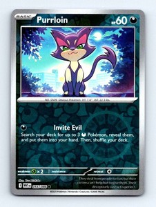 #55 2025 White Flare } Purrloin REVERSE HOLO