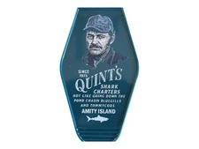 JAWS Quint's Shark Charters Amity Island Keychain - Jaws Movie Memorabilia