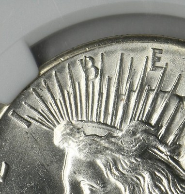 1928年銀製を含むアメリカ6枚セット 1928 Peace Silver Dollar - NGC MS61 - VAM-2 Doubled Rays & IBER