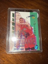 1995 Signature Rookies Damon Stoudamire Signatures /1000 Auto BB