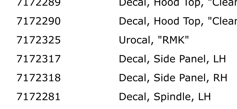 2005 RMK 900 50th Anniversary left side panel decal part number 7172317 - Image 3 of 4