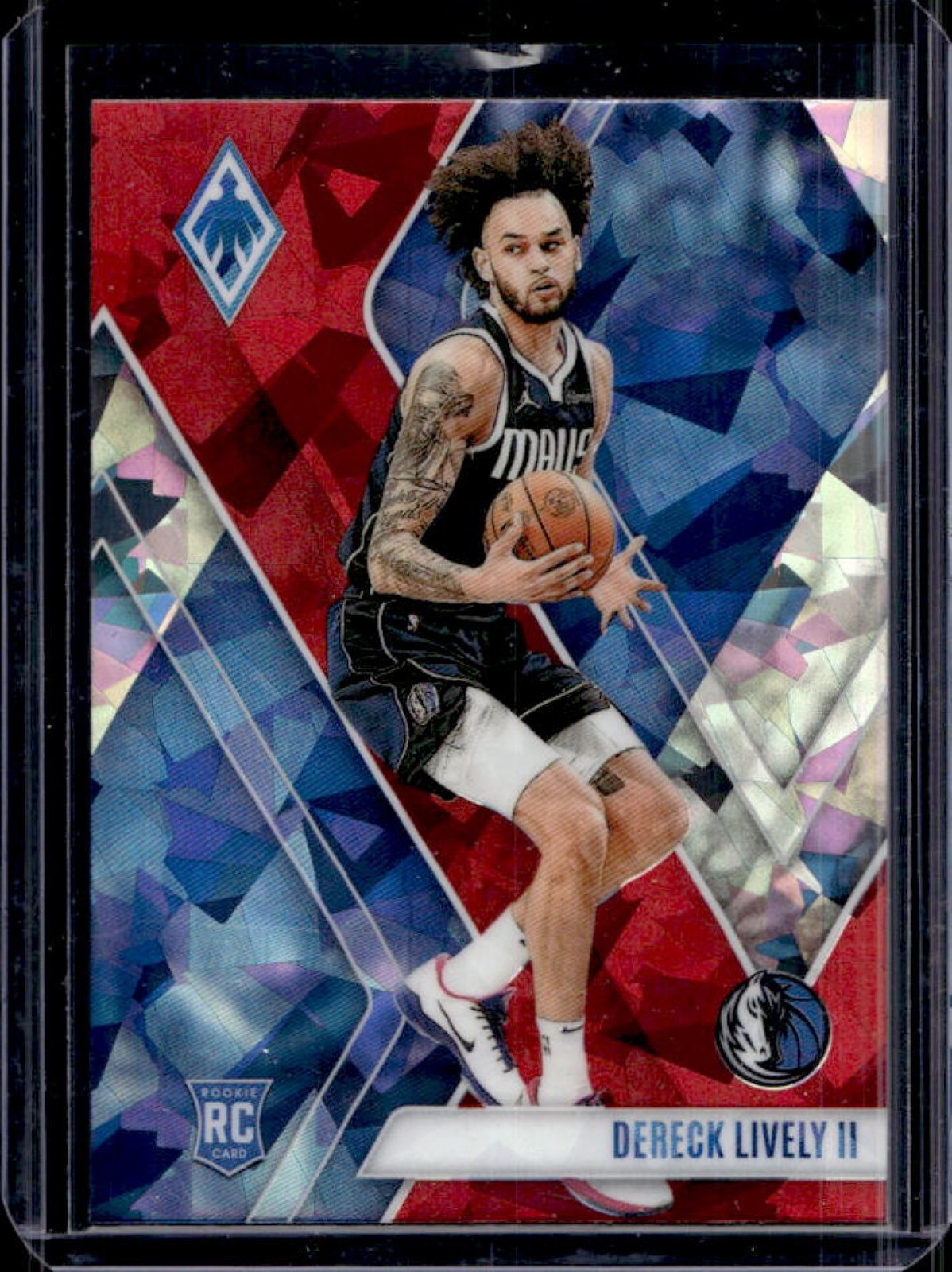 2023-24 Phoenix Dereck Lively II RC Red Ice Rookie #290 Mavericks