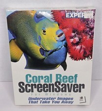 eXpert Software Coral Reef Screen Saver for Windows 3.1 - IBM 3.5" Disks NIB NEW