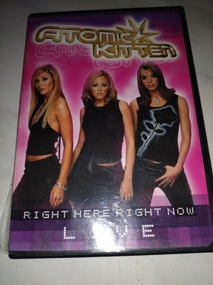 Atomic Kitten - Right Here Right Now Live (DVD, 2003), Ships With Tracking!